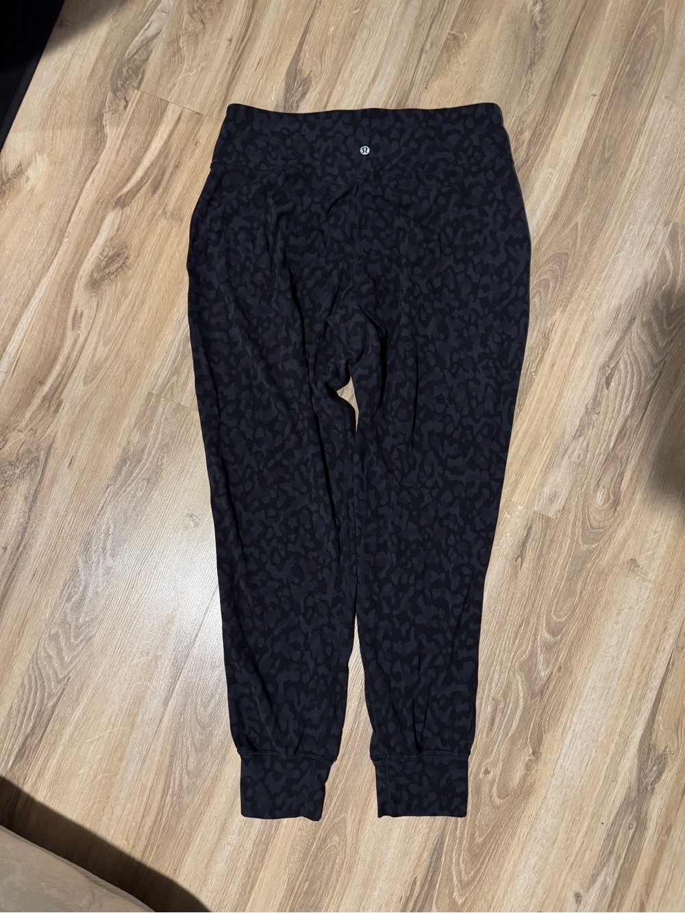 lululemon athletica Black Subtle Leopard-Print Joggers